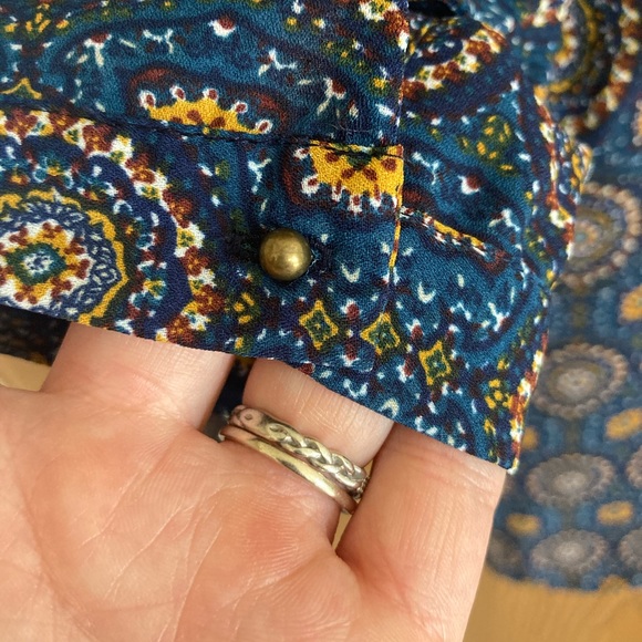 Daniel Rainn Boho Long-sleeve Tunic Size Medium - Picture 6 of 15